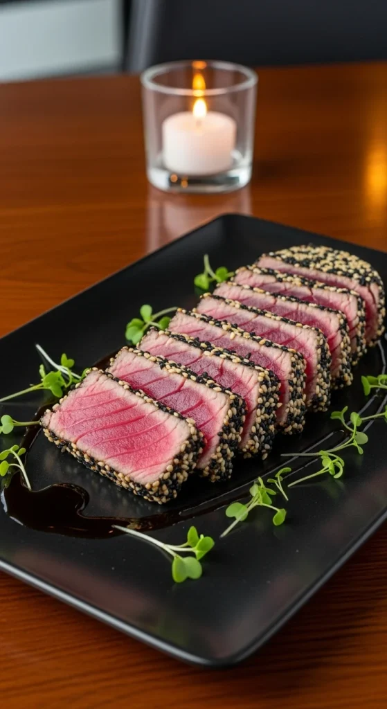 3. Seared Tuna with Sesame Crust