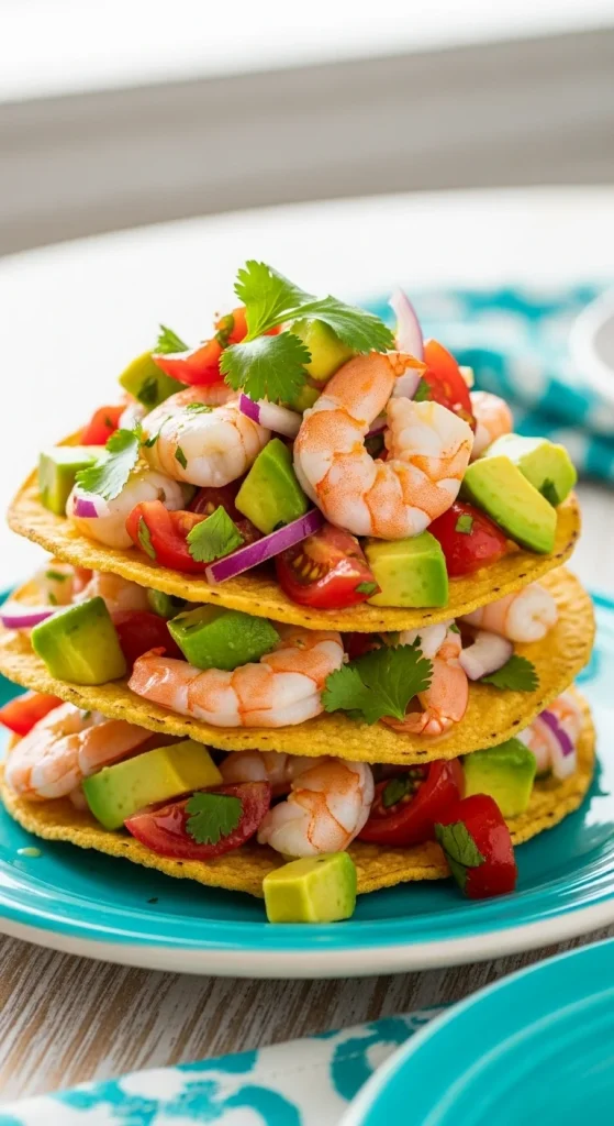 3. Shrimp Ceviche Tostadas