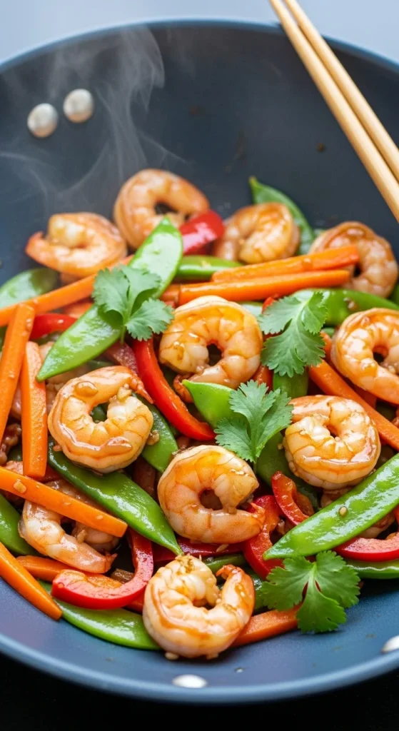 3. Shrimp and Vegetable Stir-Fry