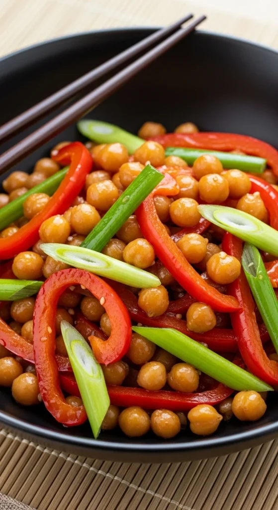 3. Spicy Chickpea Stir-Fry