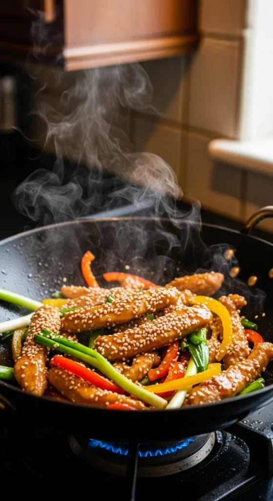 3. Stir-Fried Sesame Chicken