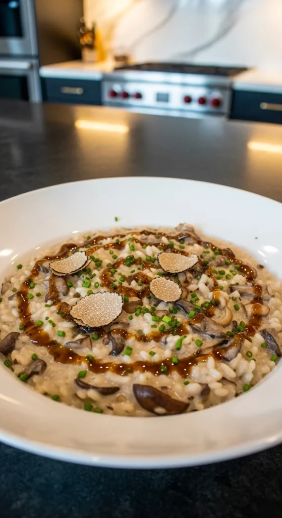 3. Truffle Mushroom Risotto