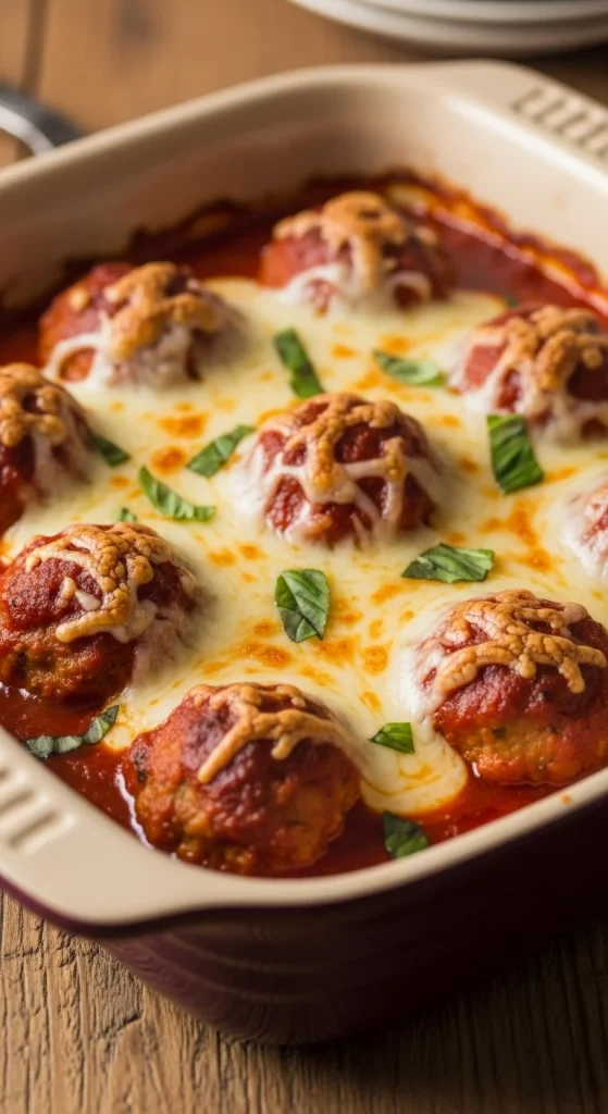 3. Turkey Meatball Marinara Bake