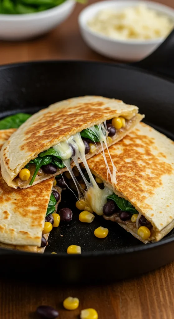 3. Veggie Quesadillas