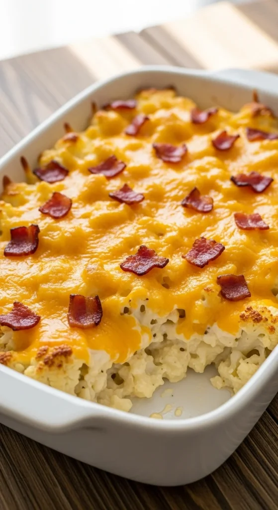 4. Cheesy Cauliflower Casserole