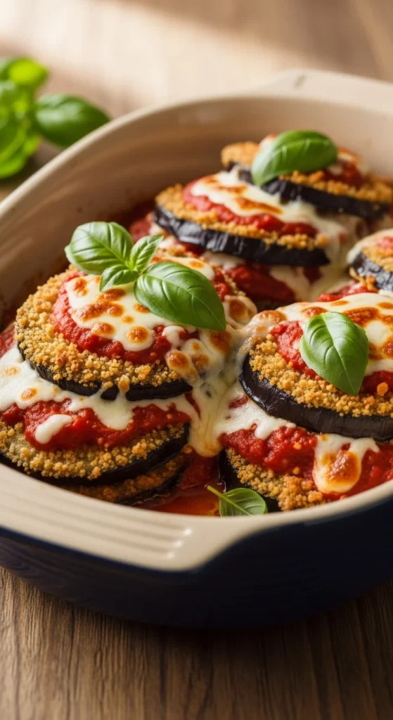 4. Eggplant Parmesan