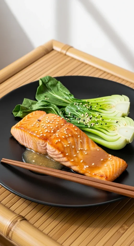 4. Japanese Miso Glazed Salmon