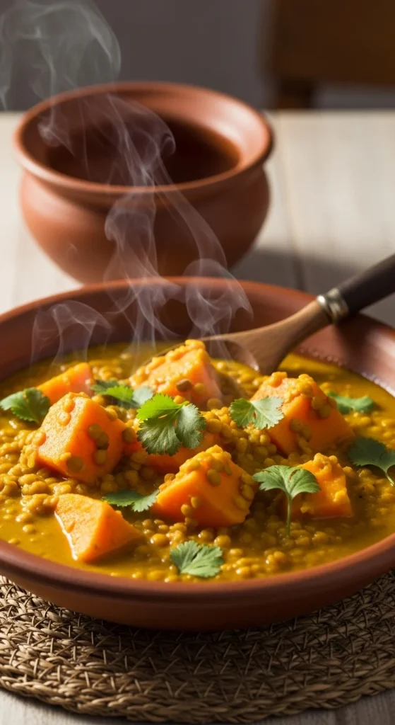 4. Lentil and Sweet Potato Curry