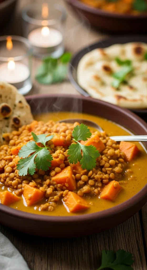 4. Lentil and Sweet Potato Curry