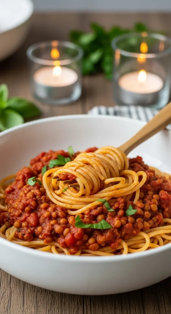 4. One-Pot Lentil Bolognese