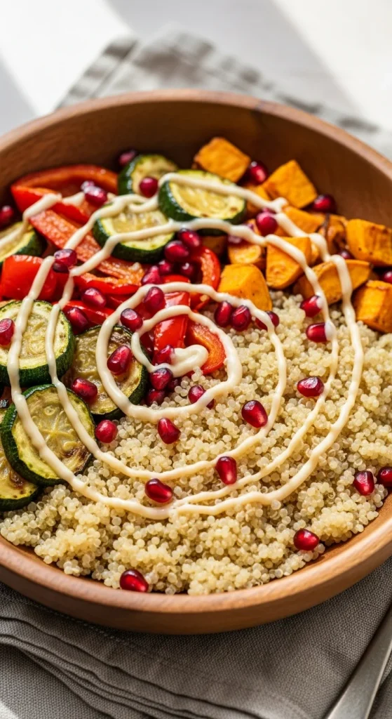 4. Roasted Vegetable Quinoa Bowl