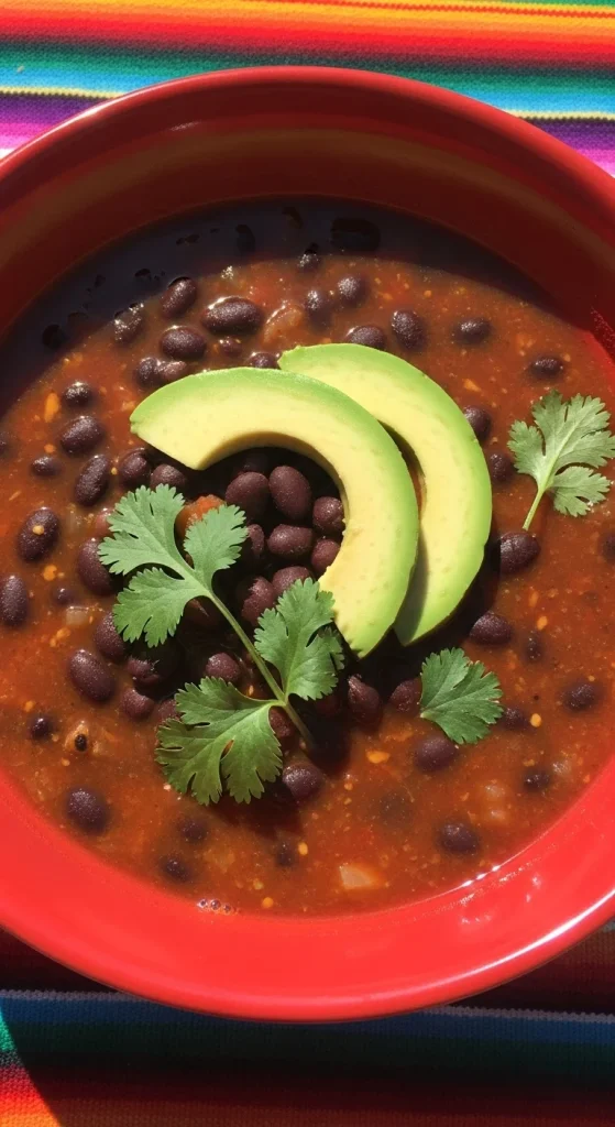 4. Spicy Black Bean Soup