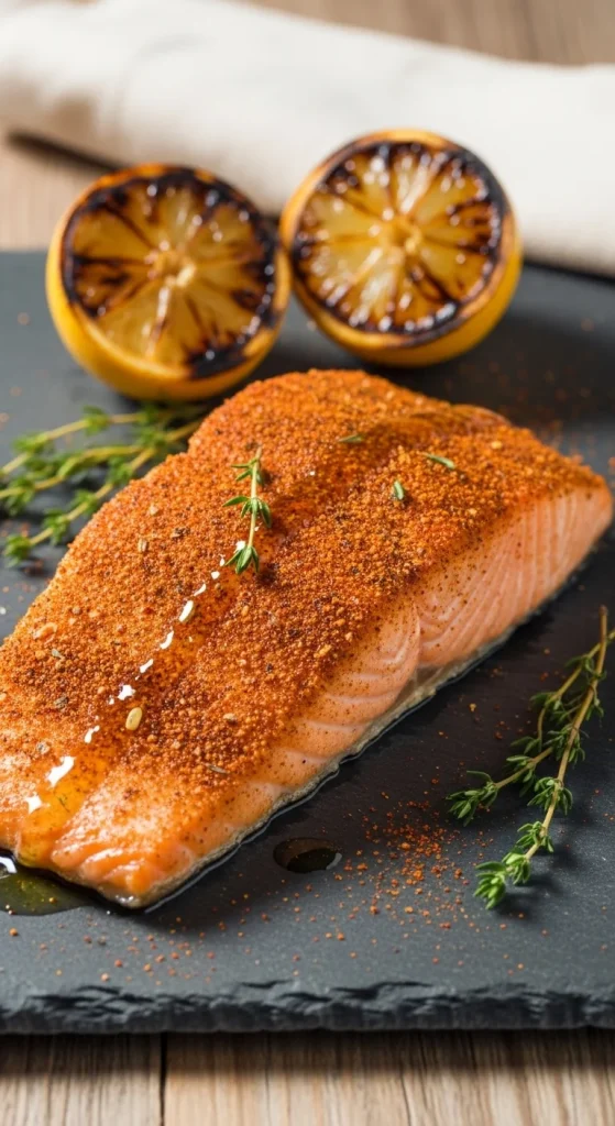 4. Spicy Cajun Salmon Fillets