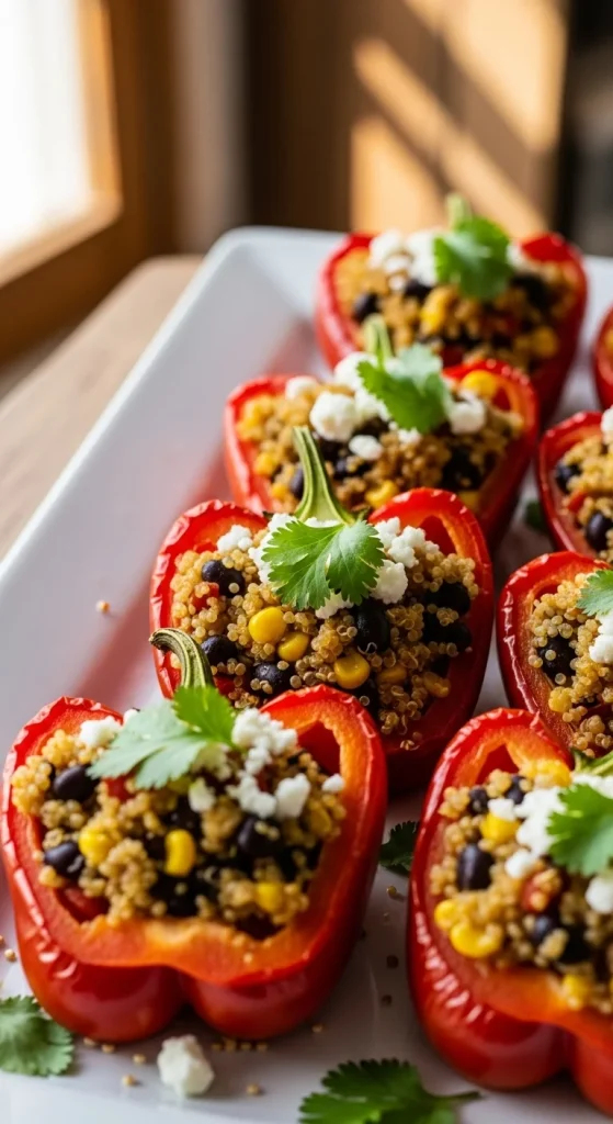 4. Vegetarian Quinoa Stuffed Peppers