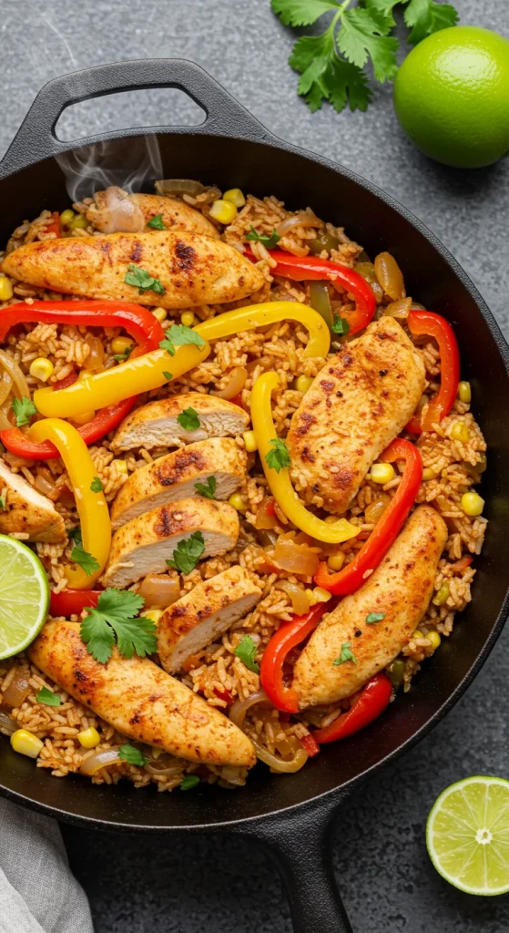 5. Chicken Fajita Rice