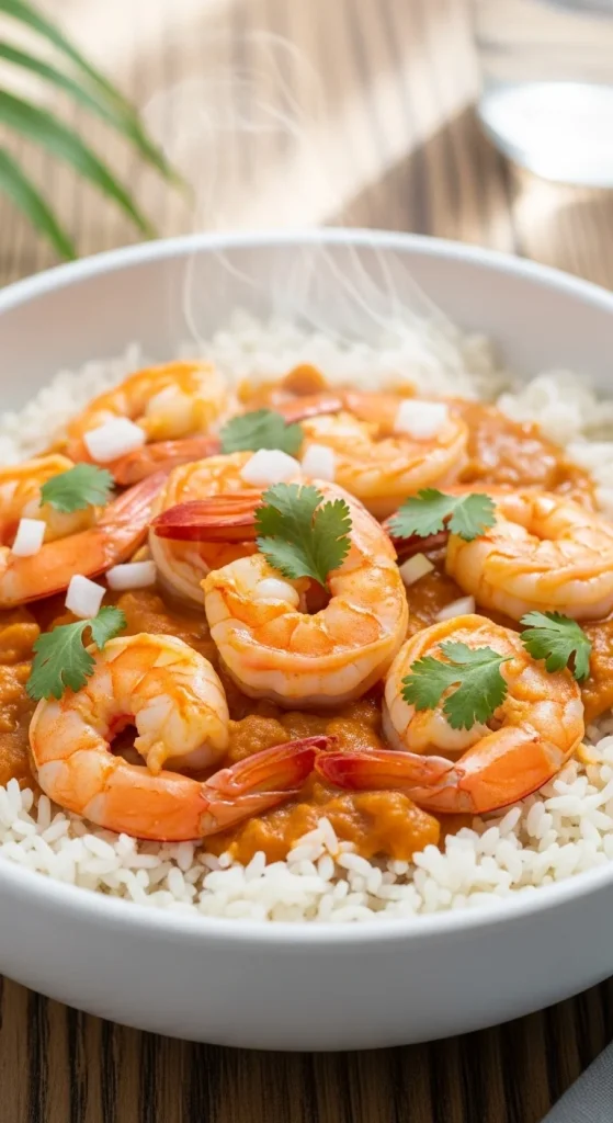 5. Coconut Curry Shrimp