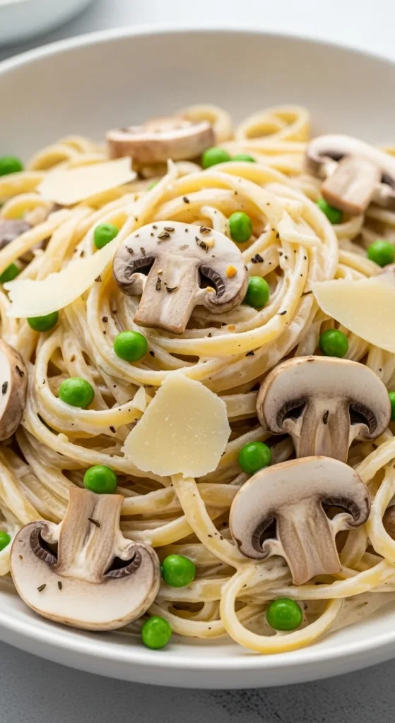 5. Creamy Mushroom Pasta