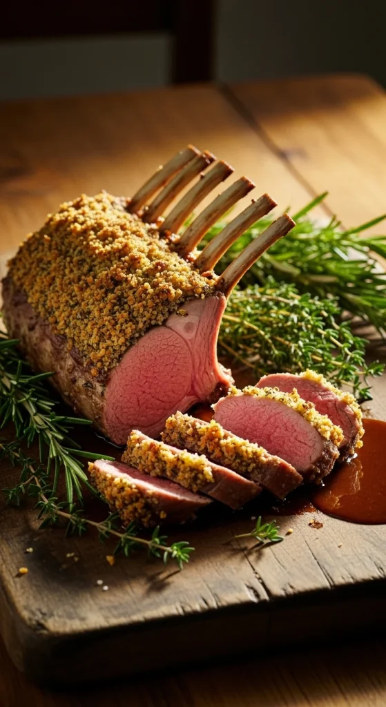5. Herb-Crusted Rack of Lamb