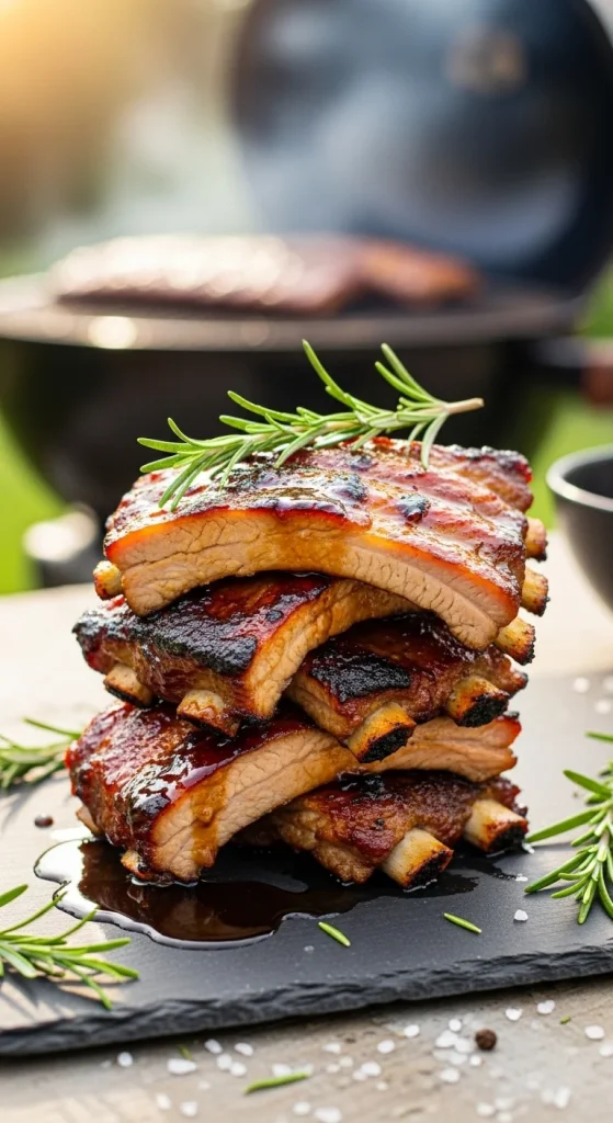 5. Maple-Glazed Pork Ribs