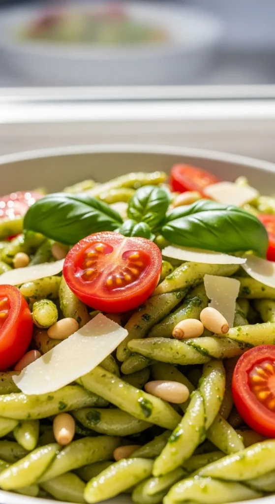 5. Pesto Alla Genovese with Cherry Tomatoes