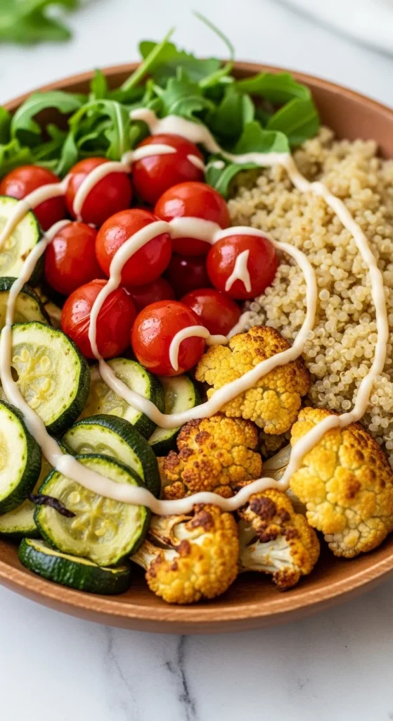 5. Roasted Vegetable Quinoa Bowl