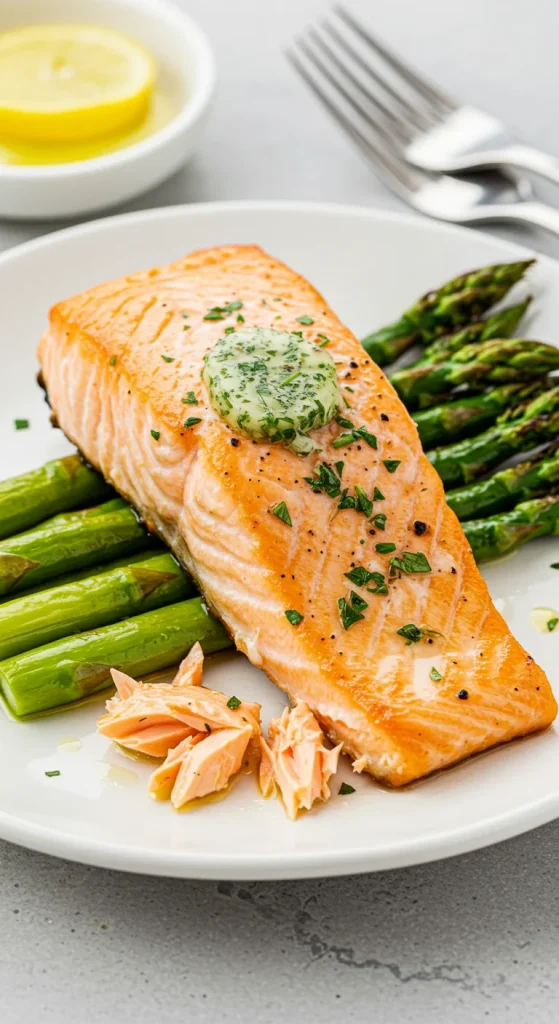 5. Salmon with Asparagus