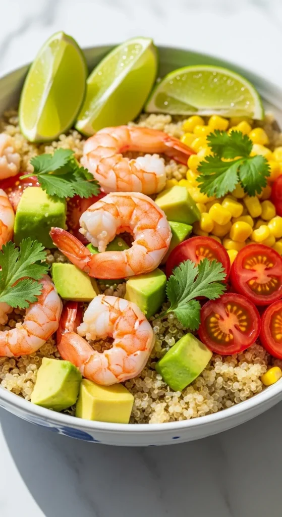 5. Shrimp Quinoa Bowl