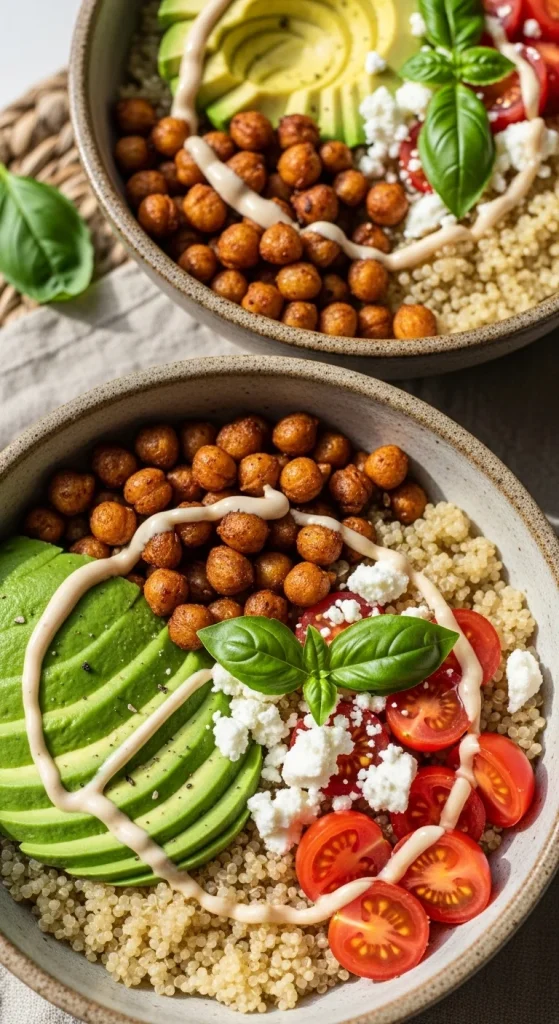 5. Veggie Packed Quinoa Bowl