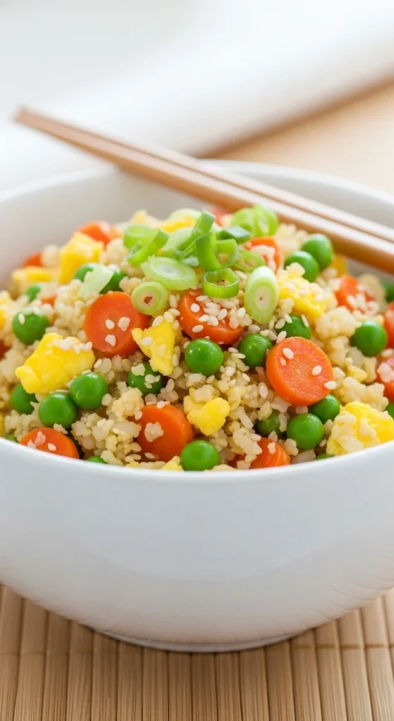 5. Zesty Cauliflower Fried Rice