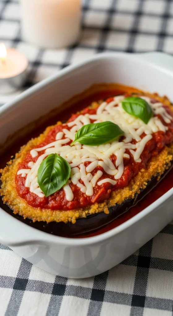 6. Baked Eggplant Parmesan