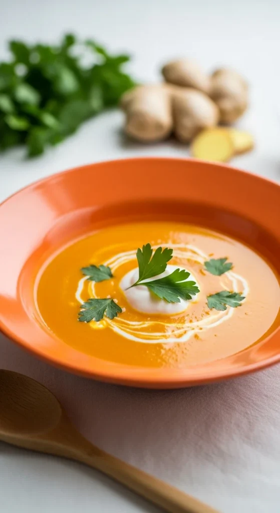 6. Carrot Ginger Soup