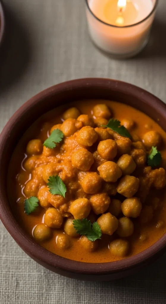 6. Coconut Curry Chickpeas