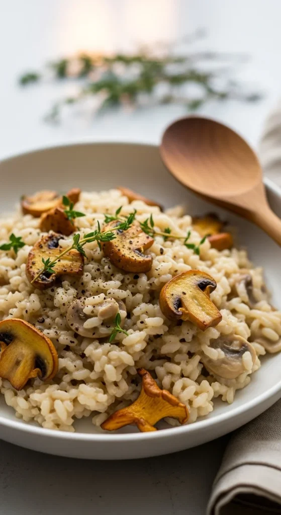 6. Creamy Mushroom Risotto
