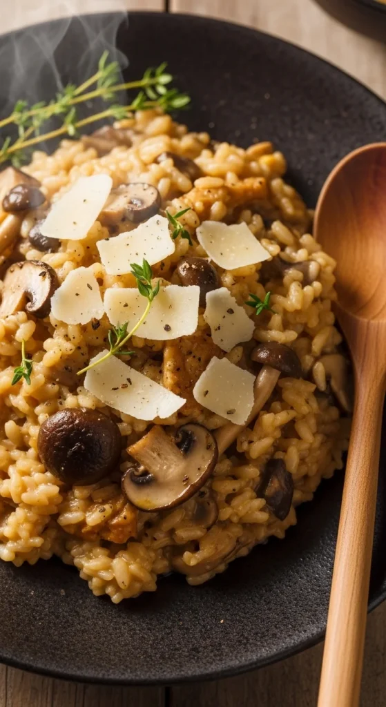 6. Creamy Mushroom Risotto