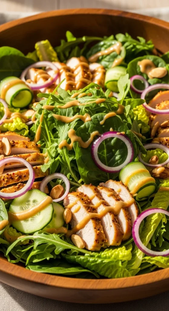6. Honey Mustard Chicken Salad