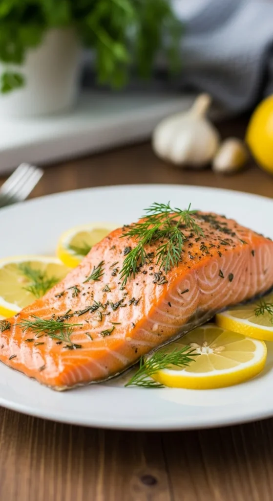 6. Lemon Garlic Baked Salmon