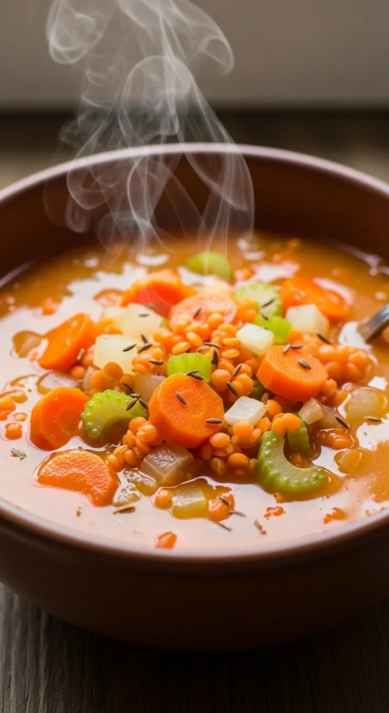 6. Lentil Soup with Carrots