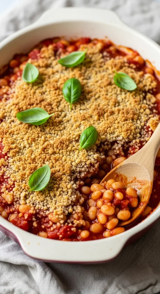 6. Navy Bean and Tomato Bake