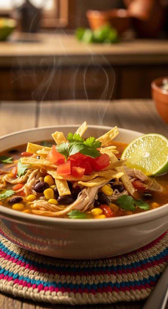 6. Slow Cooker Chicken Tortilla Soup