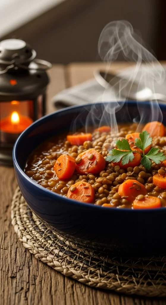 6. Spiced Lentil and Carrot Stew