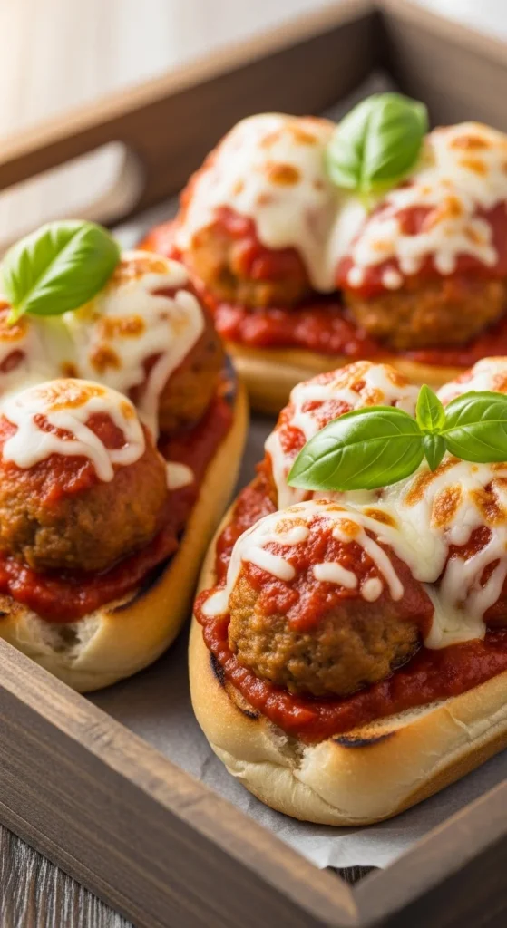 6. Turkey Meatball Mini Subs