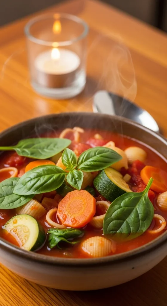 6. Veggie-Packed Minestrone Soup