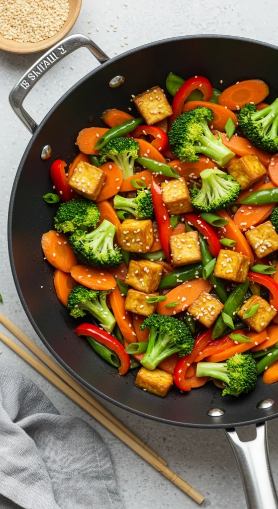 6. Veggie Stir-Fry with Tofu