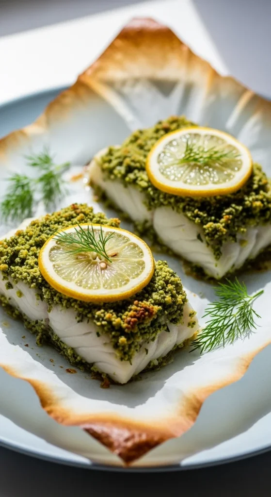 7. Baked Cod with Herbs