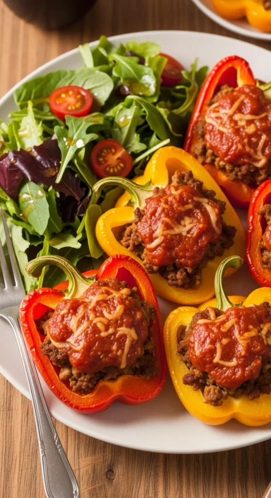 7. Beef Stuffed Peppers