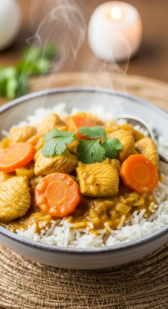 7. Coconut Curry Chicken