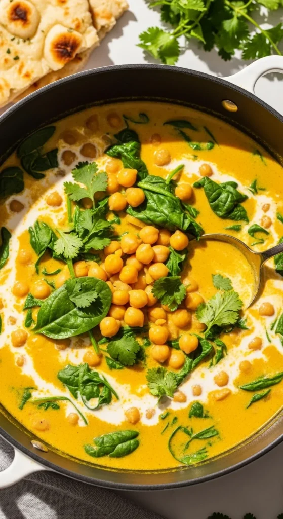 7. Coconut Curry Chickpea Stew