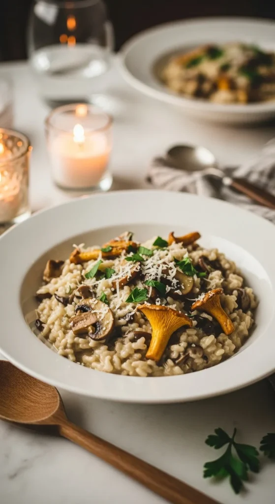 7. Creamy Mushroom Risotto