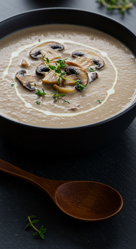 7. Creamy Mushroom Soup