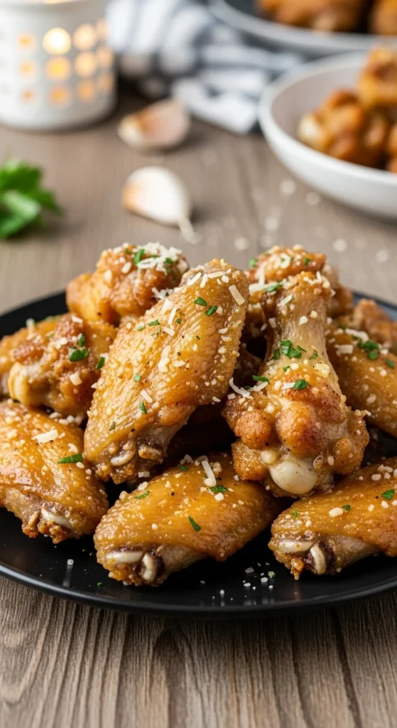 7. Garlic Parmesan Chicken Wings